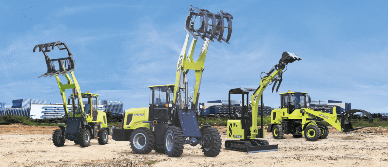 JINGONG electric mini excavator lineup