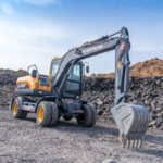 typography teal printed tshirt