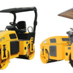 hydraulic double drum road roller
