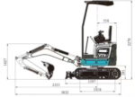jh8012 crawler excavators