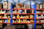 Well-organized spare parts inventory at CHINA warehouse