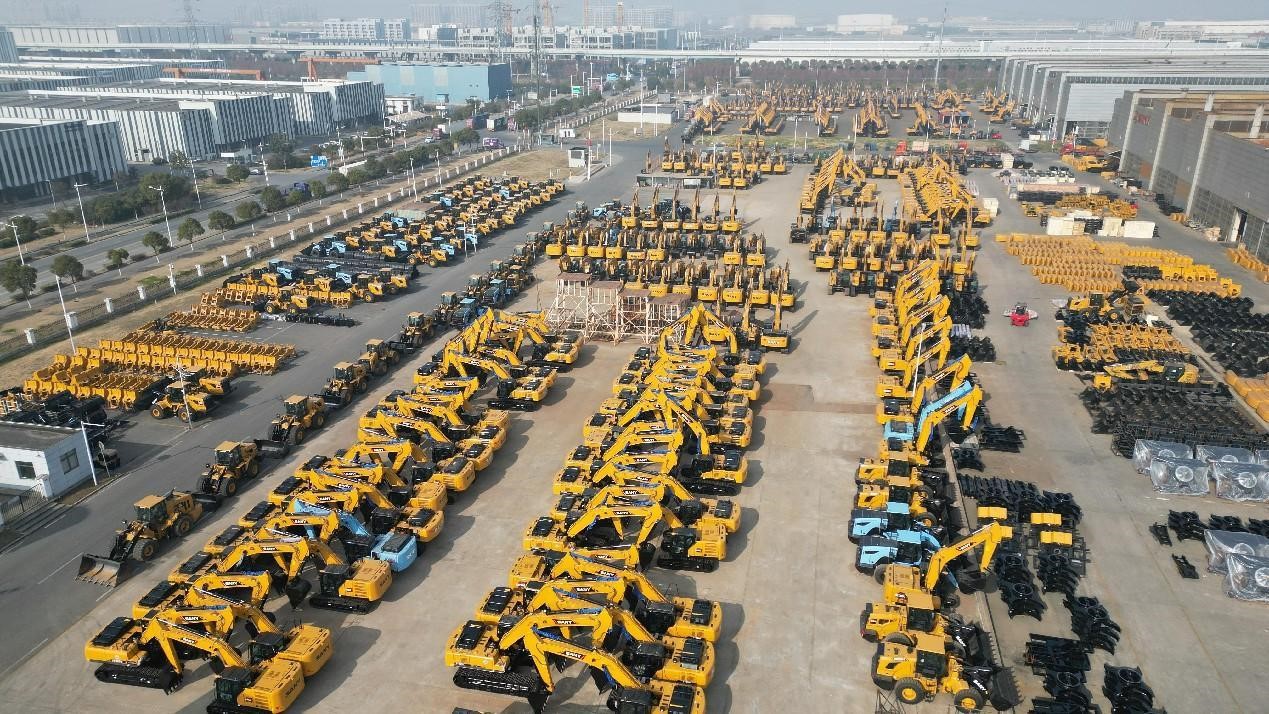 china construction machinery export shipment ready