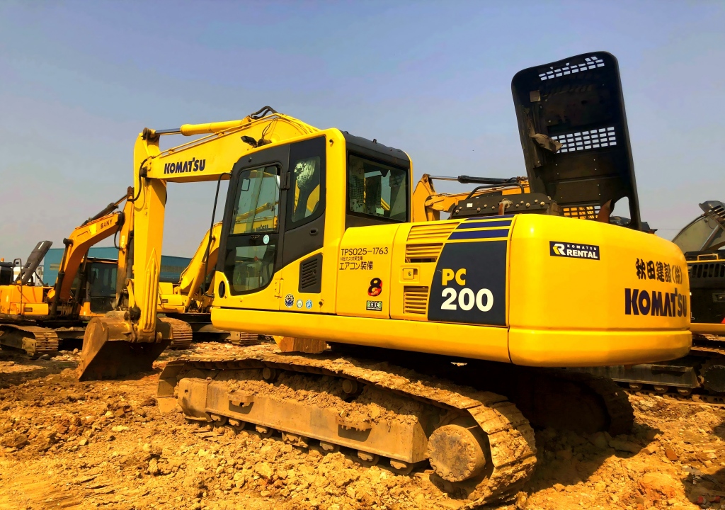 used excavator